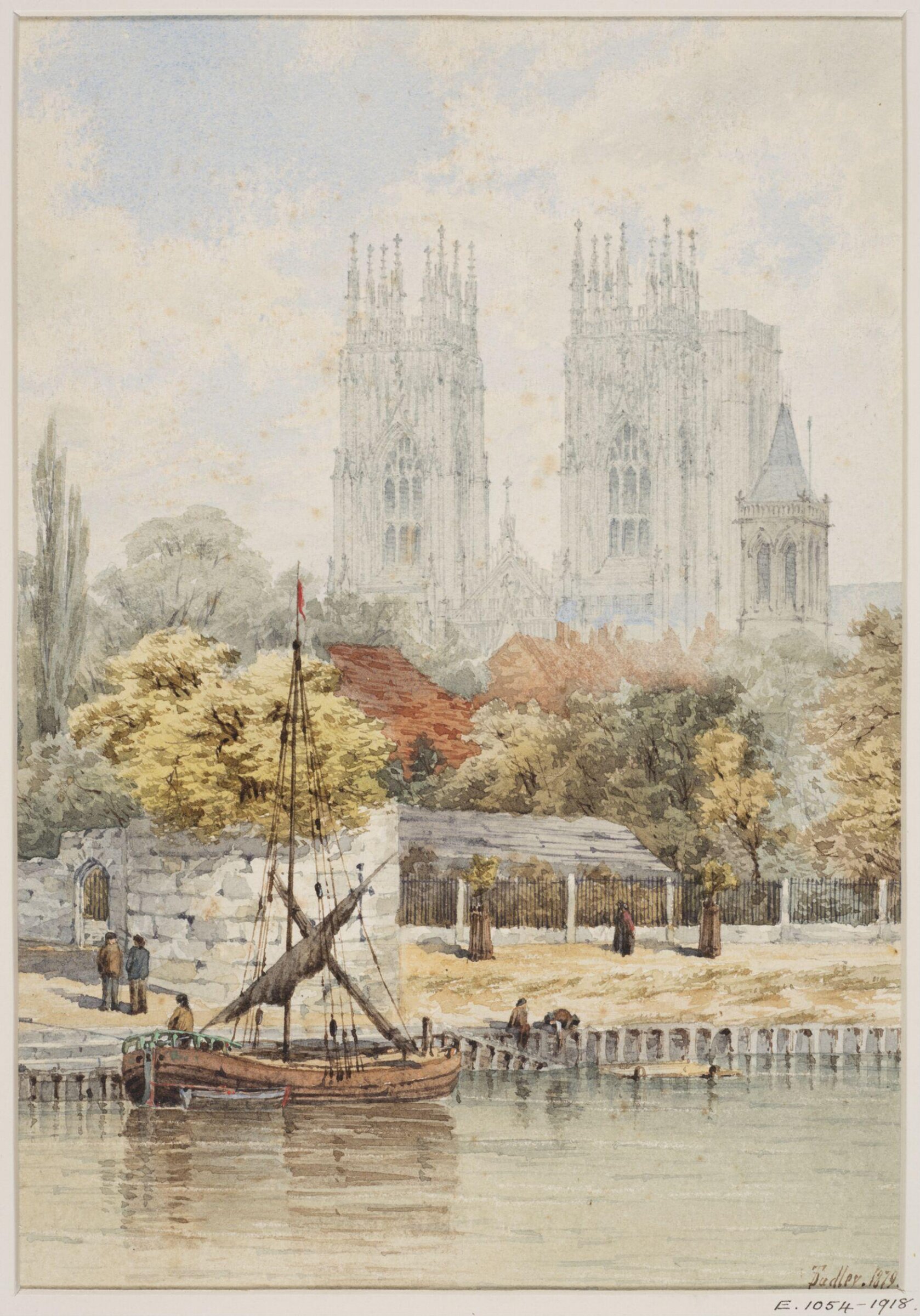 Watercolour, Thomas Dudley, 1879