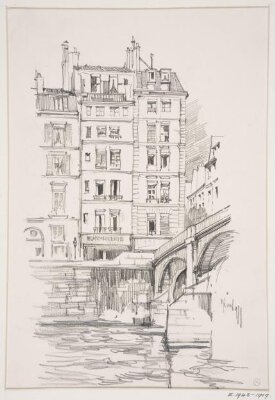 The Pont des Arts and the Institut de France, Paris