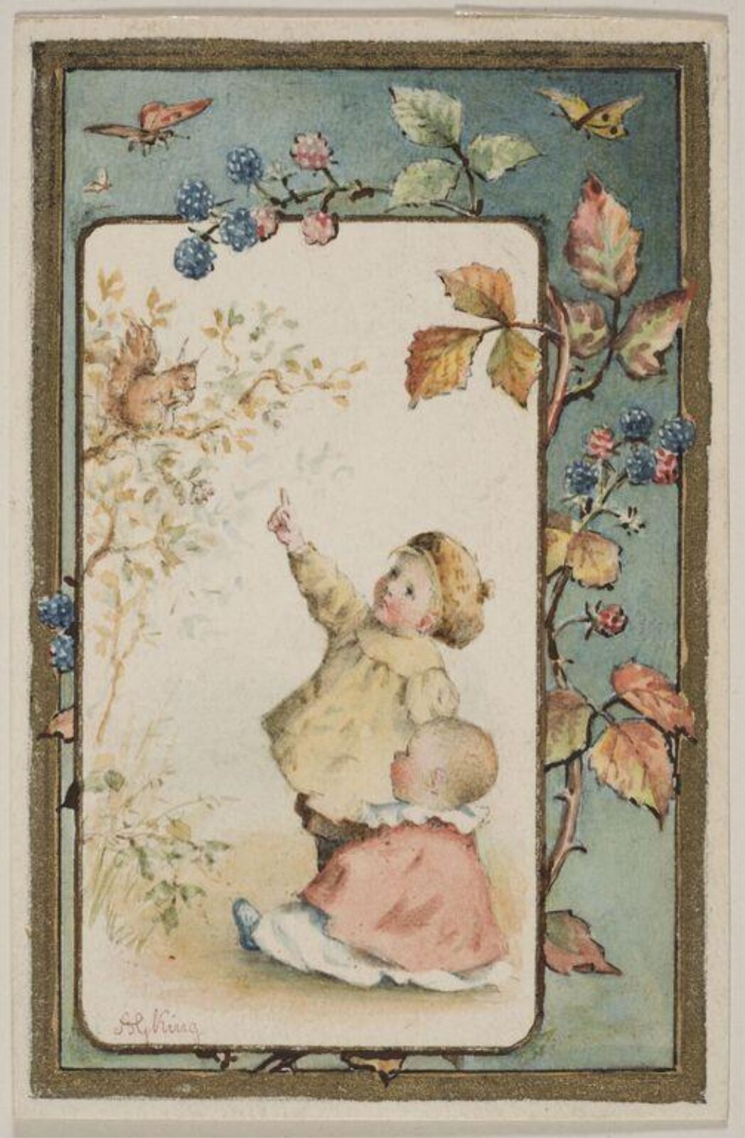 Drawing, Agnes Gardner King, c1882-c1902