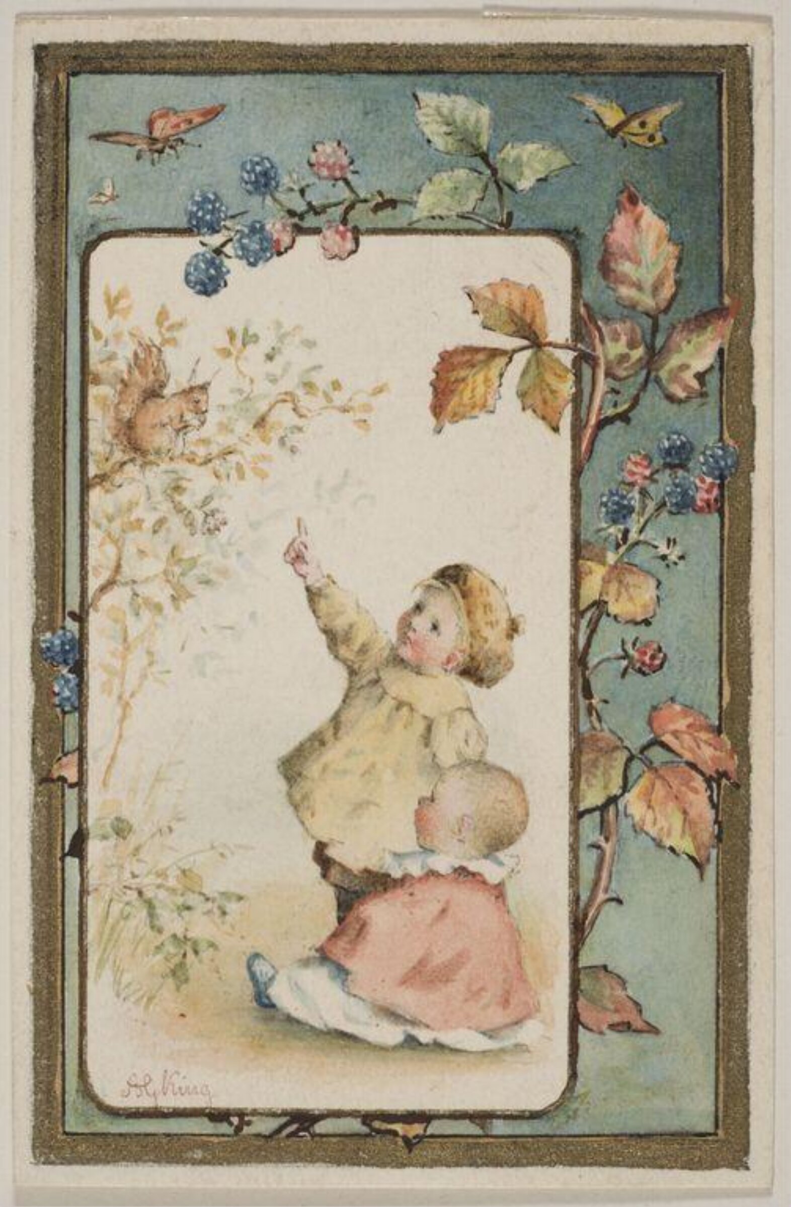 Drawing, Agnes Gardner King, c1882-c1902