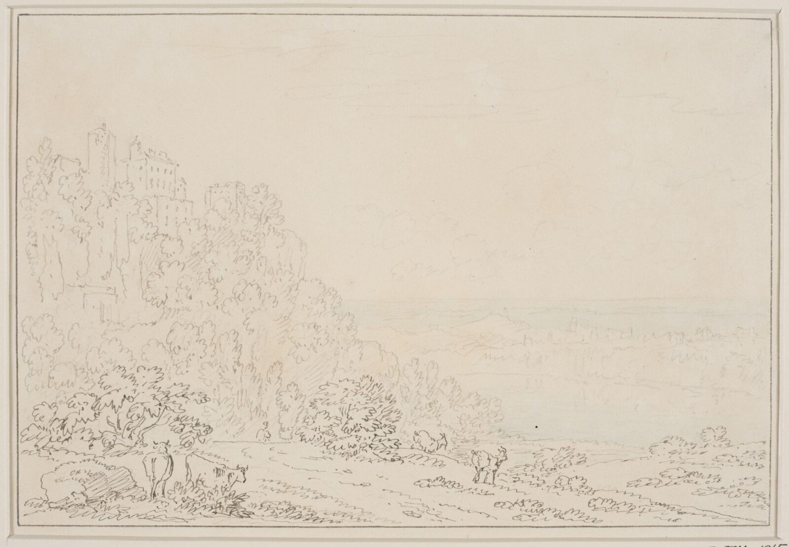 Drawing, Anthony Thomas Devis, c.1800s