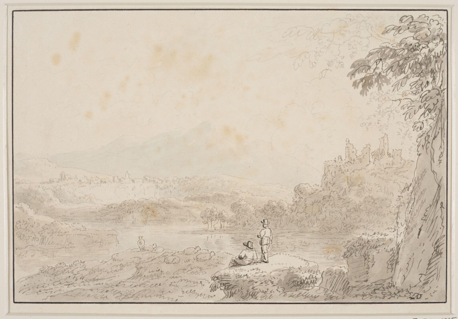 Drawing, Anthony Thomas Devis, c.1800s