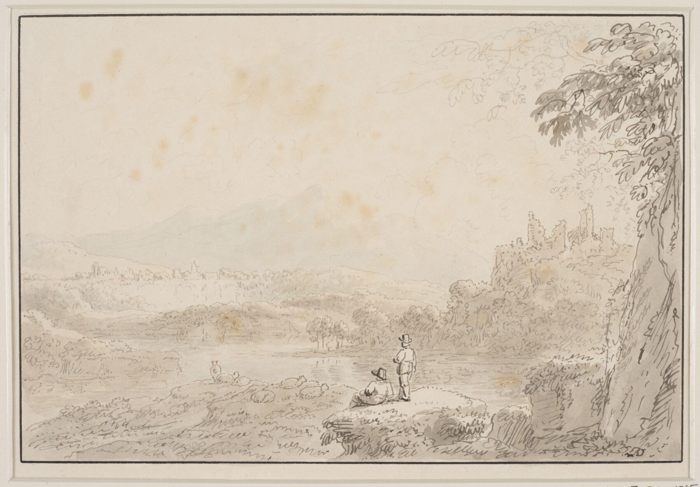 Drawing, Anthony Thomas Devis, c.1800s