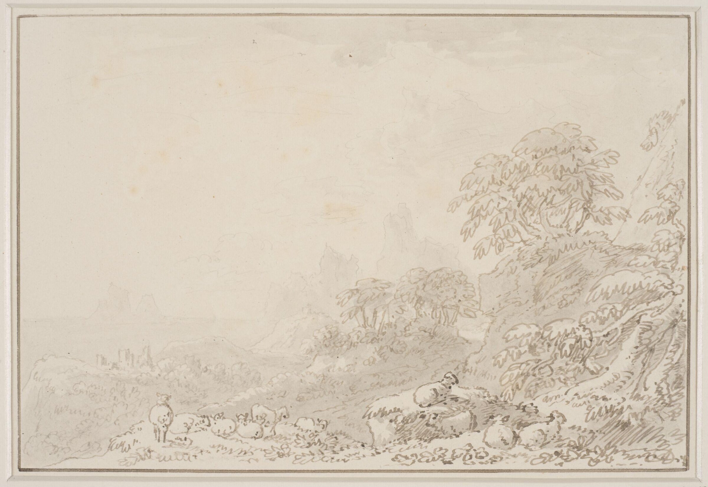 Drawing, Anthony Thomas Devis, c.1800s