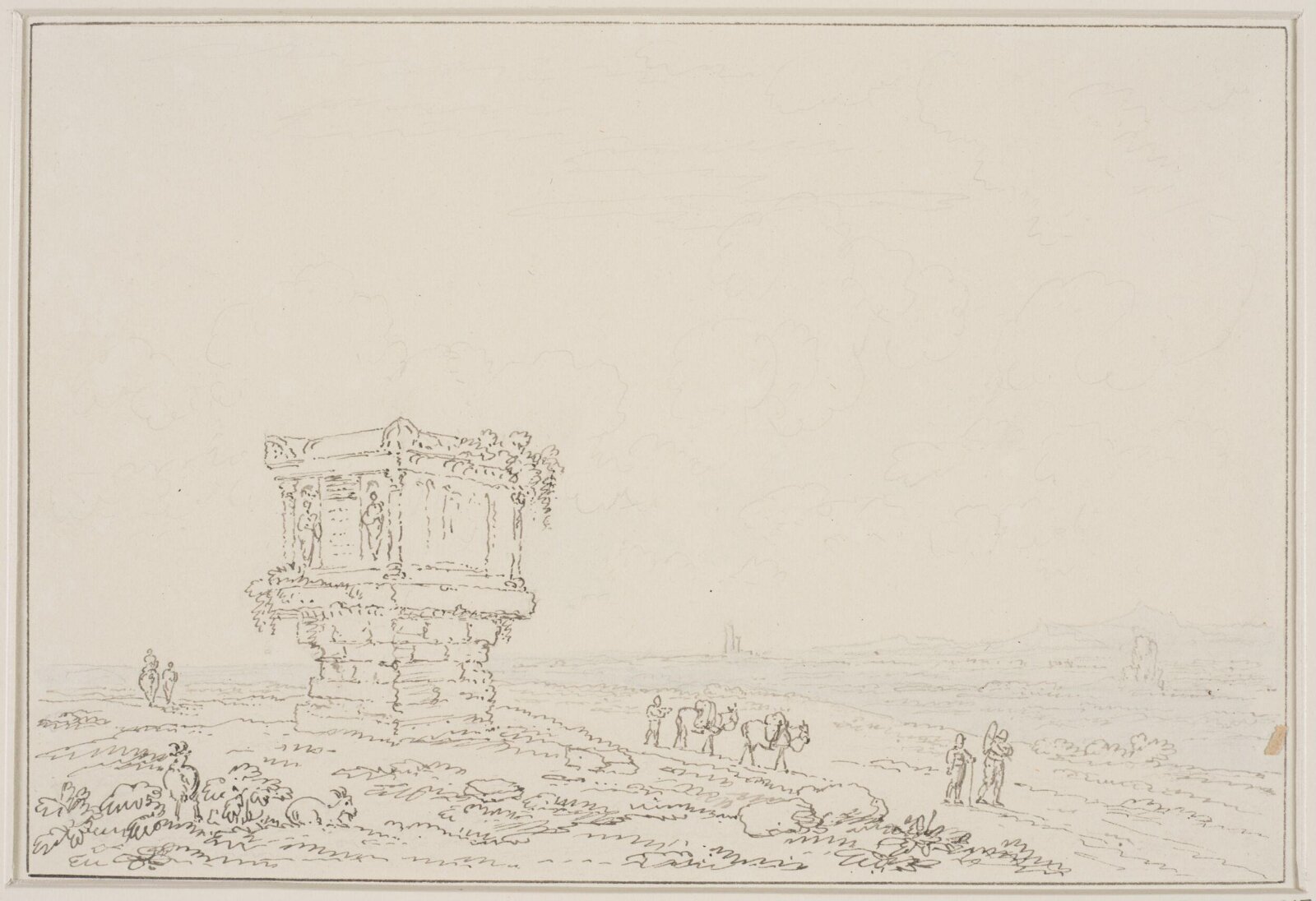 Drawing, Anthony Thomas Devis, c.1800s