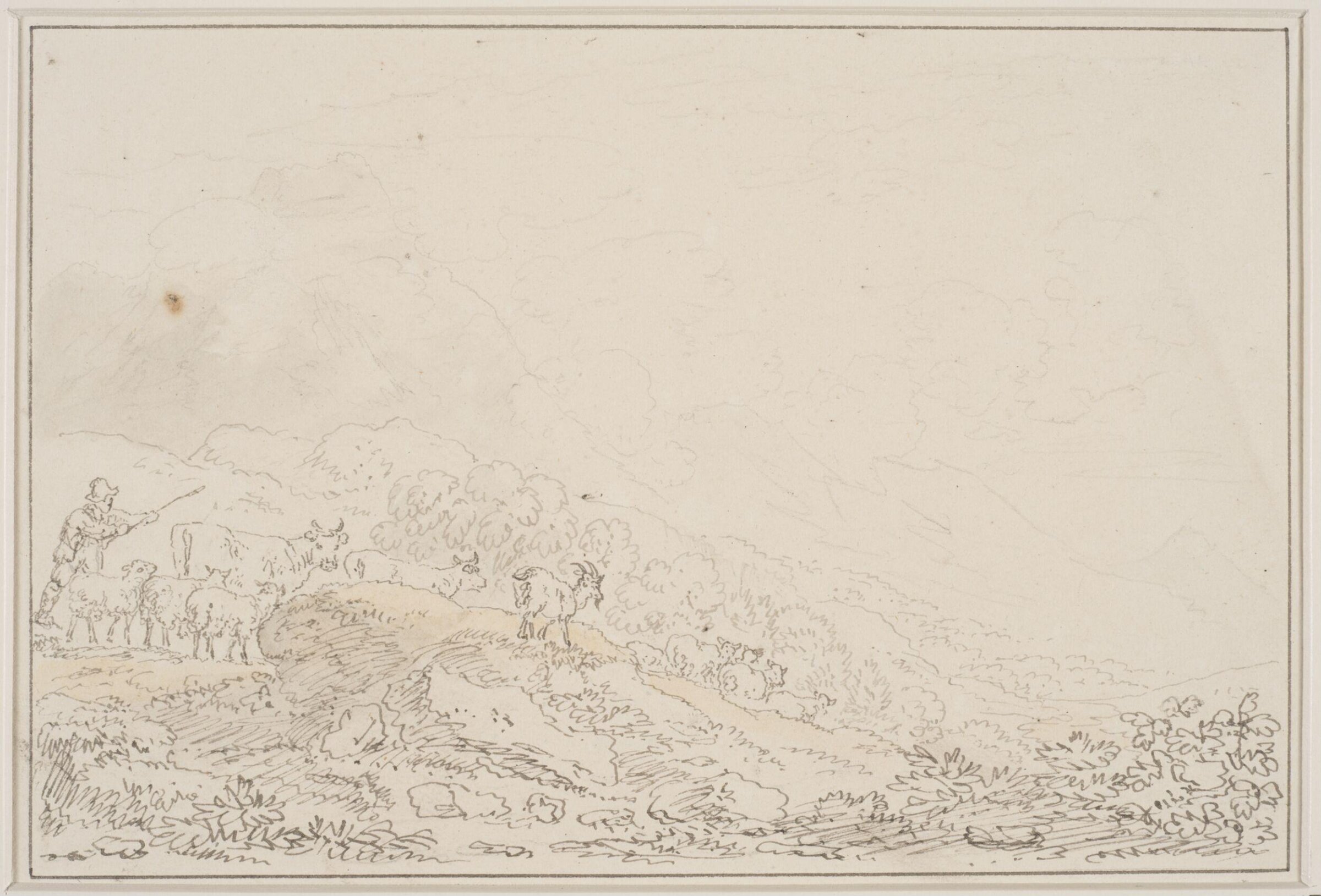 Drawing, Anthony Thomas Devis, c.1800s