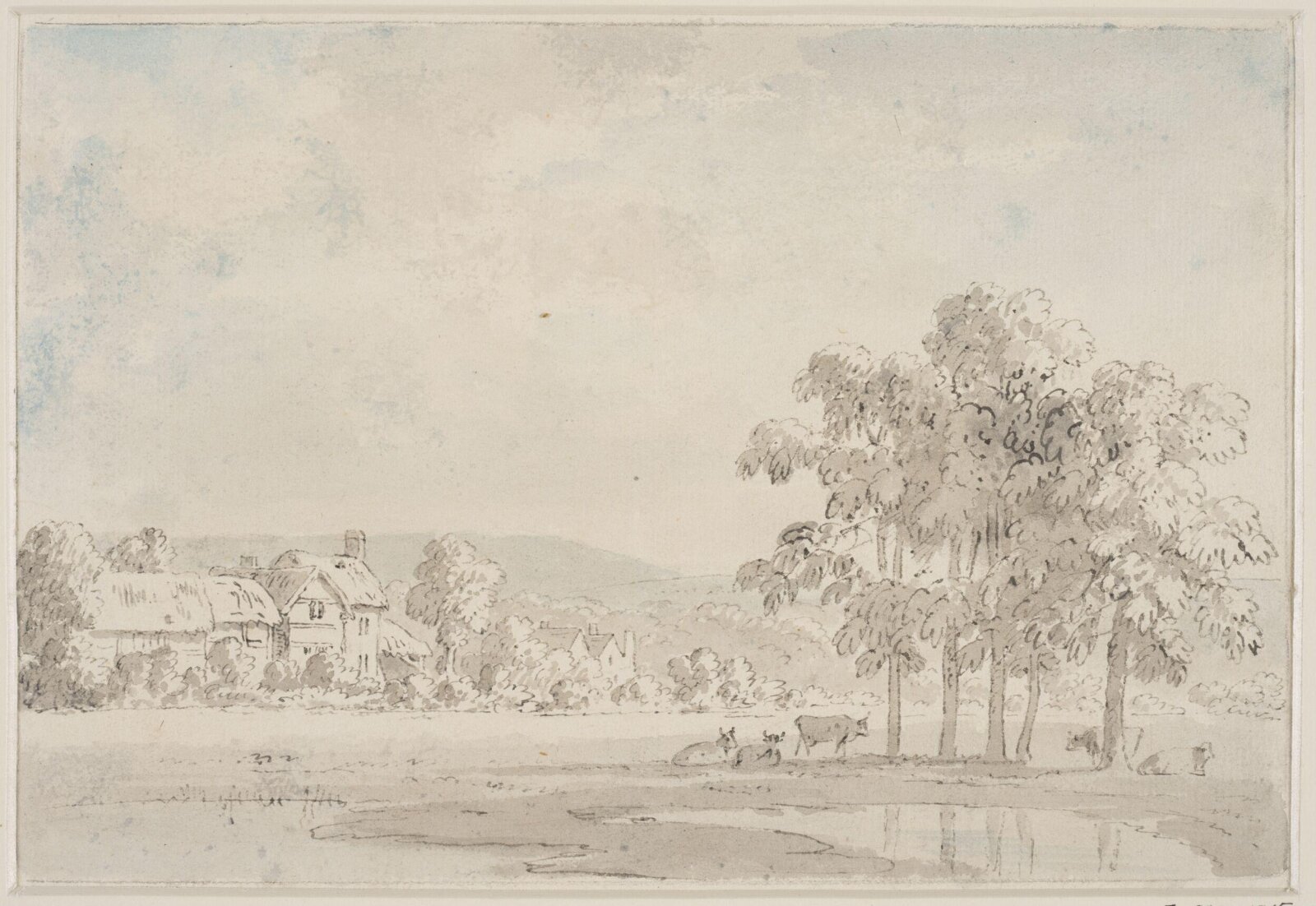 Drawing, Anthony Thomas Devis, c.1800s