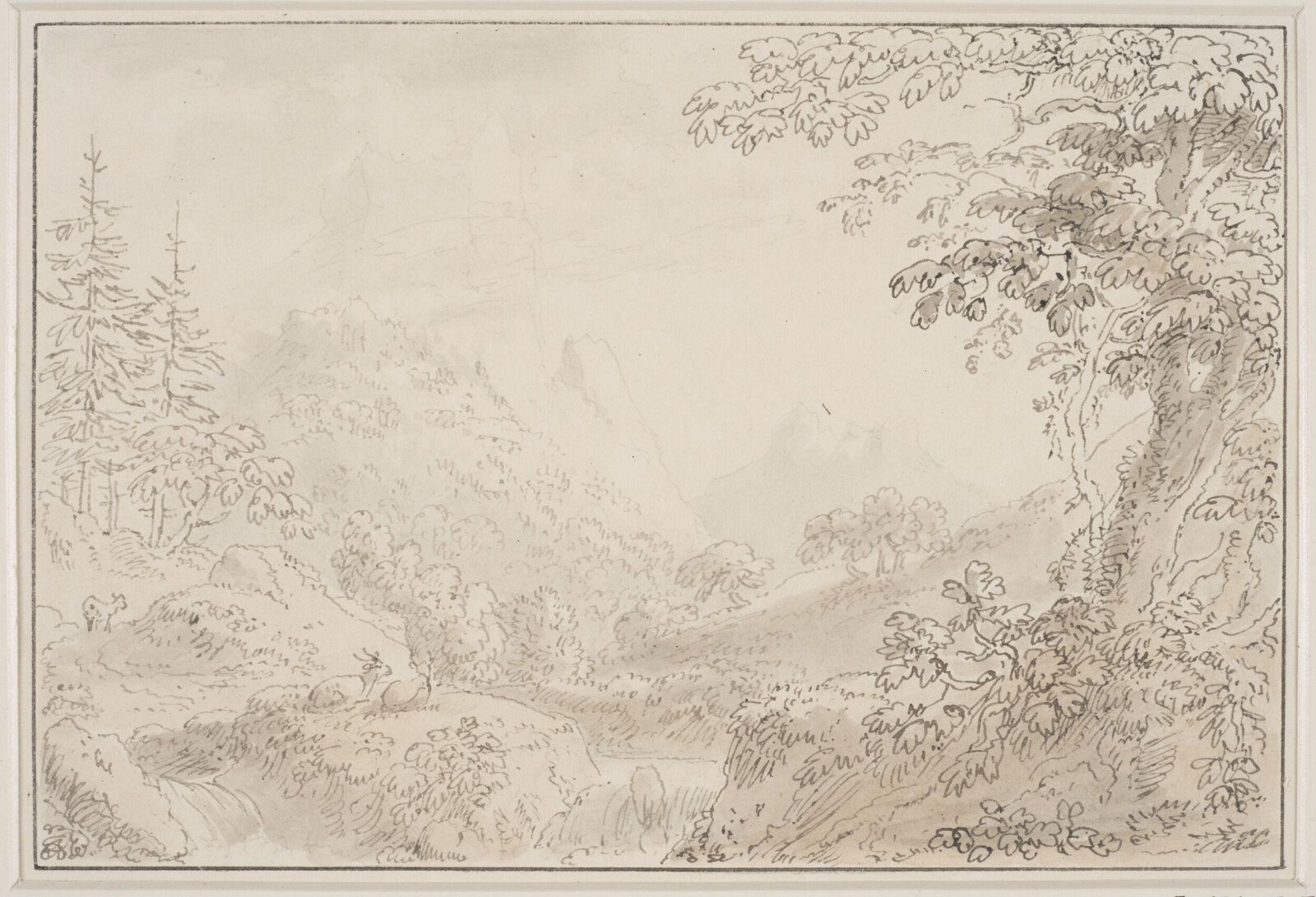 Drawing, Anthony Thomas Devis, c.1800s