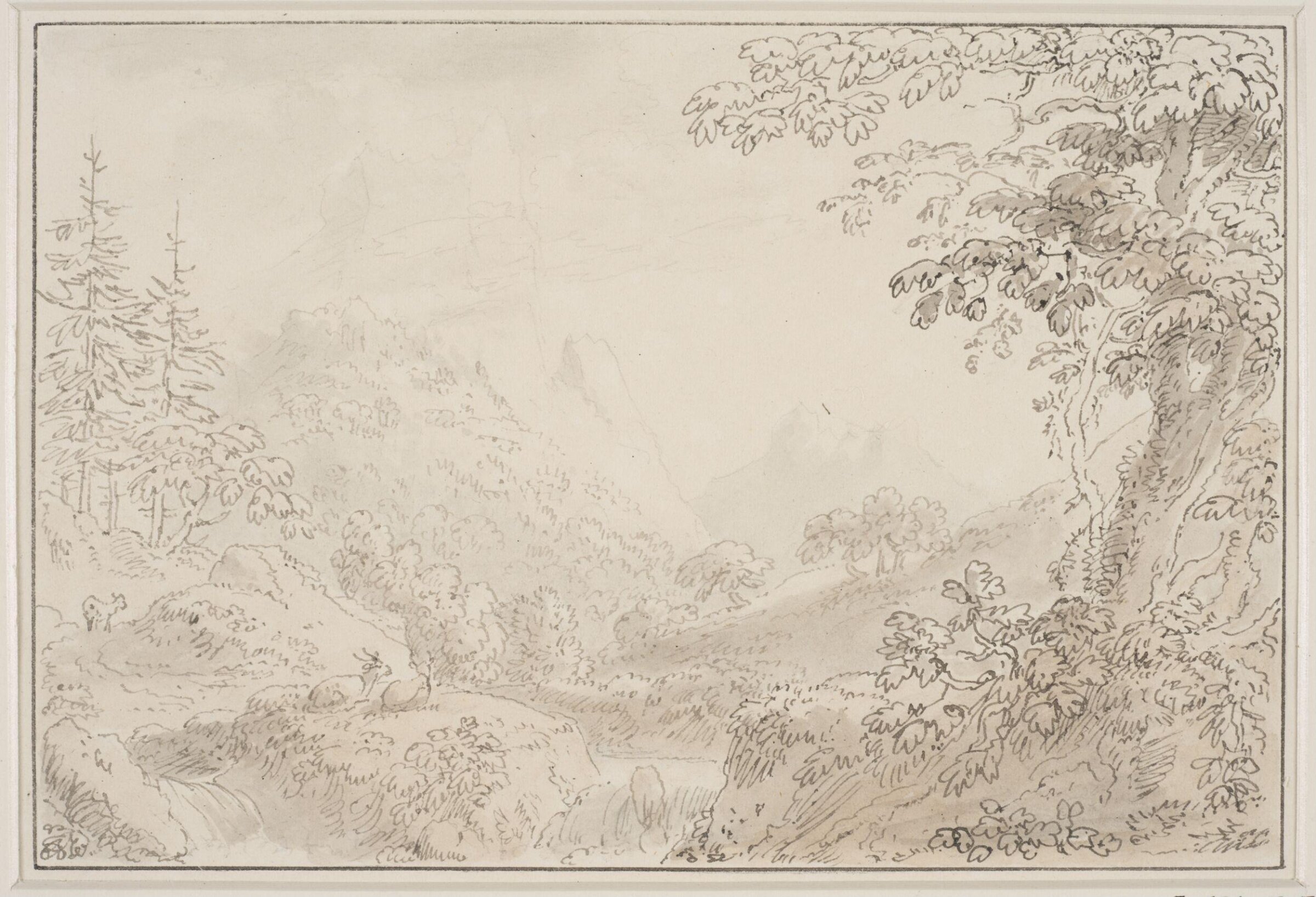 Drawing, Anthony Thomas Devis, c.1800s
