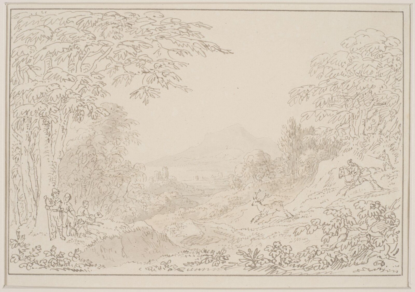 Drawing, Anthony Thomas Devis, c.1800s