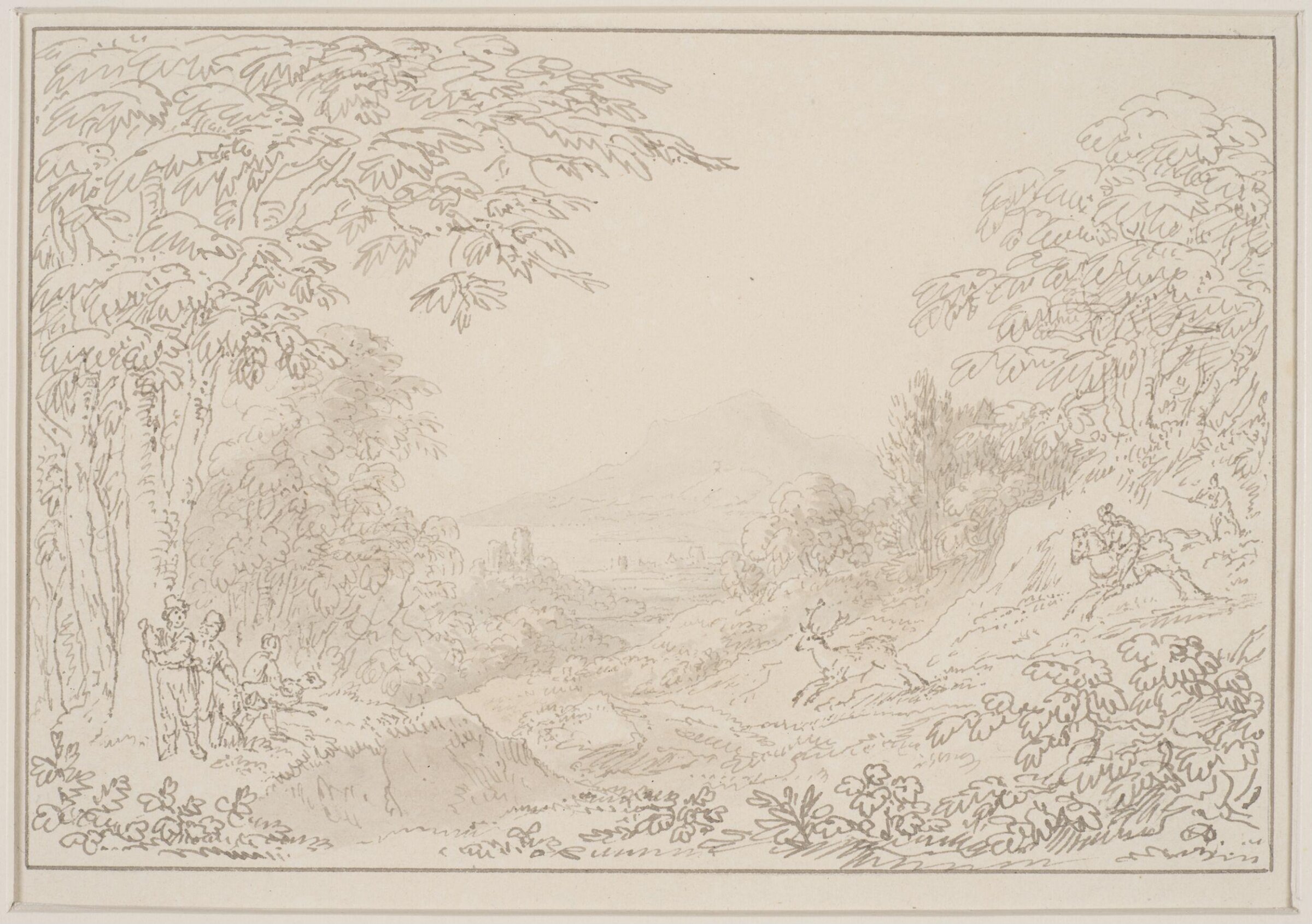 Drawing, Anthony Thomas Devis, c.1800s