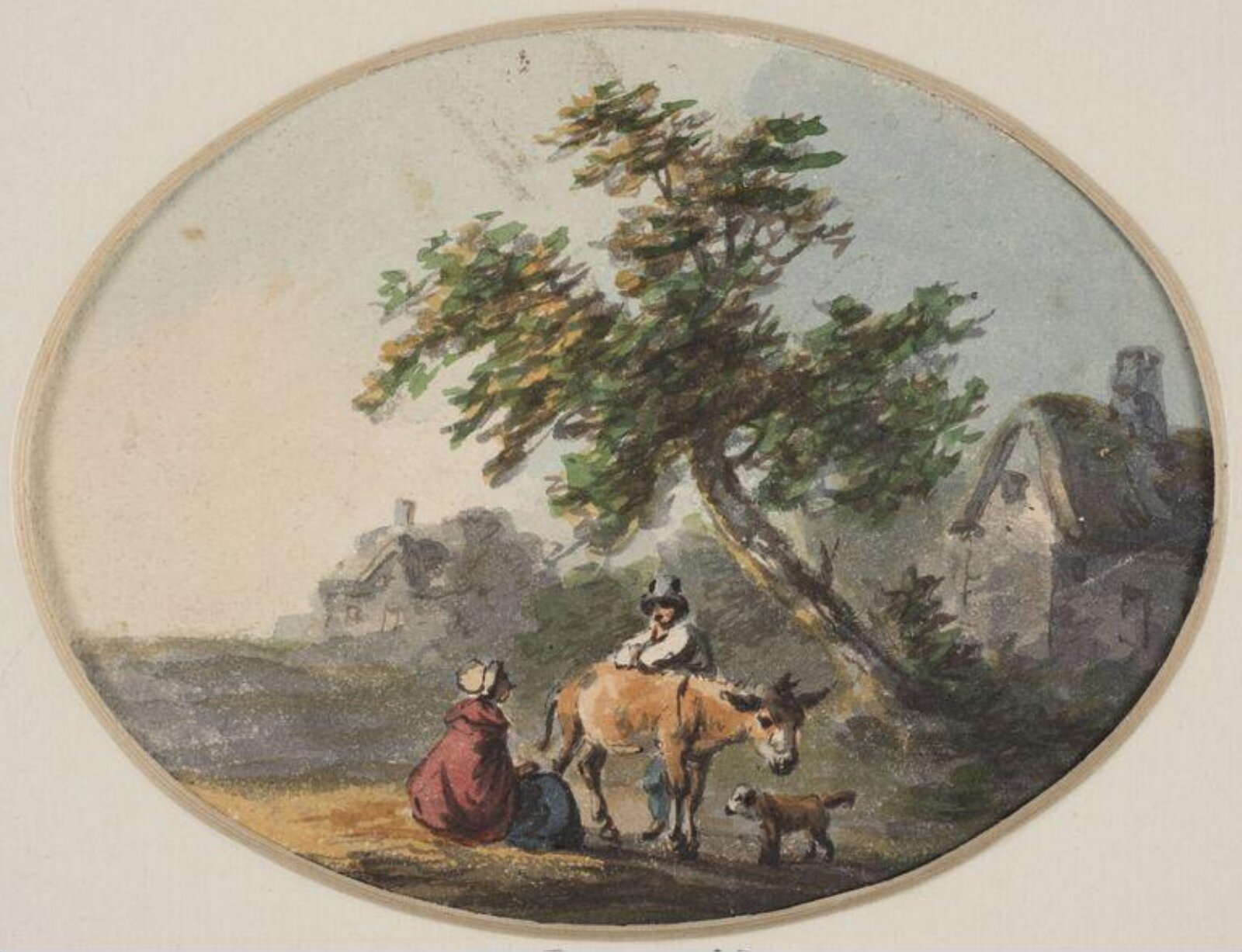 Watercolour, Peter le Cave, 1789 - c. 1812