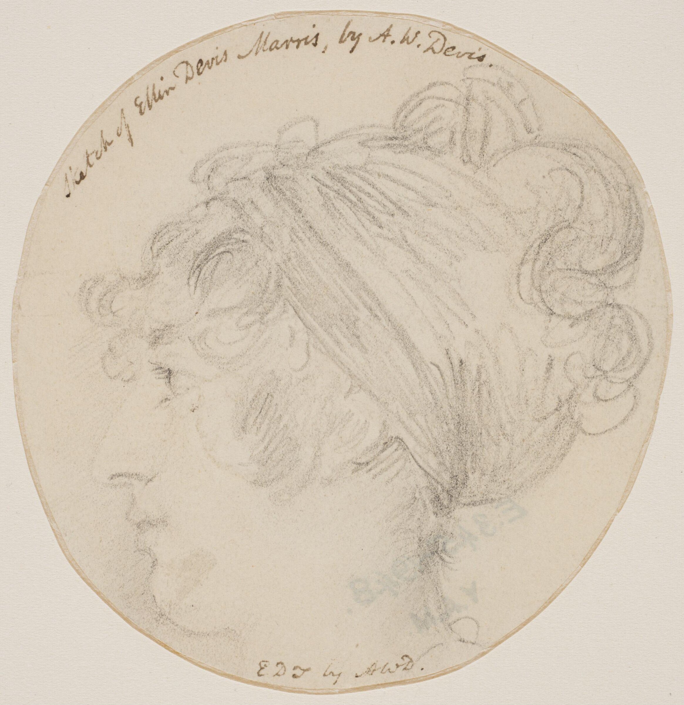 Portrait of Ellin Davis Marris, Arthur William Devis, 1762 - 1822
