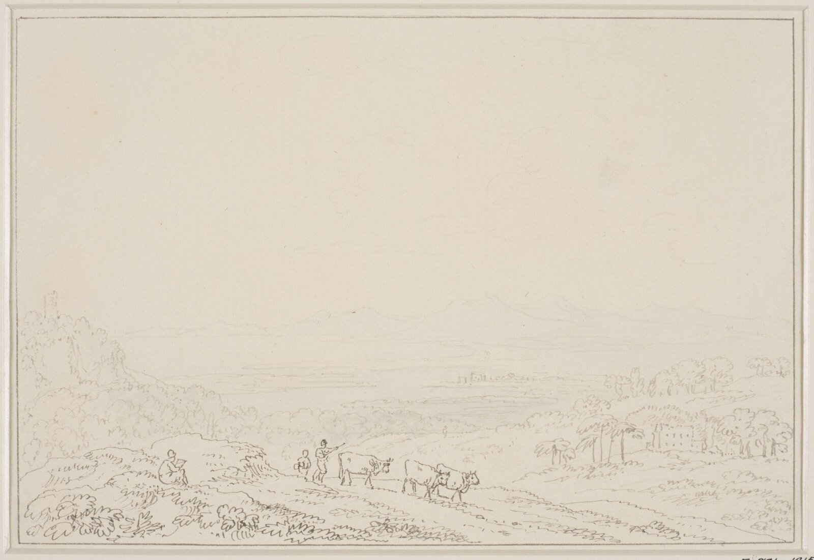 Drawing, Anthony Thomas Devis, c.1800s