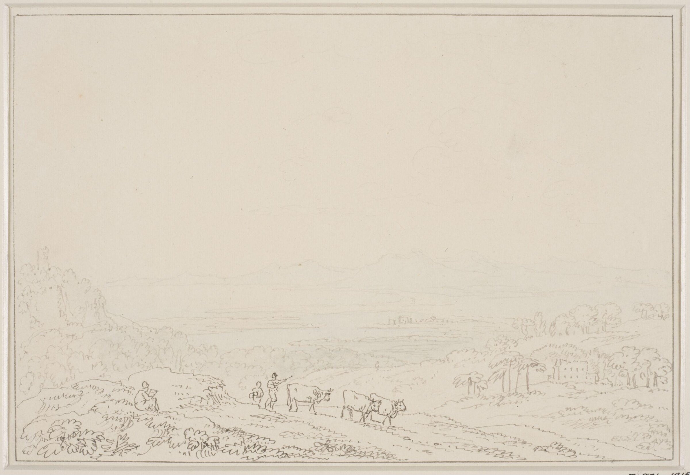 Drawing, Anthony Thomas Devis, c.1800s