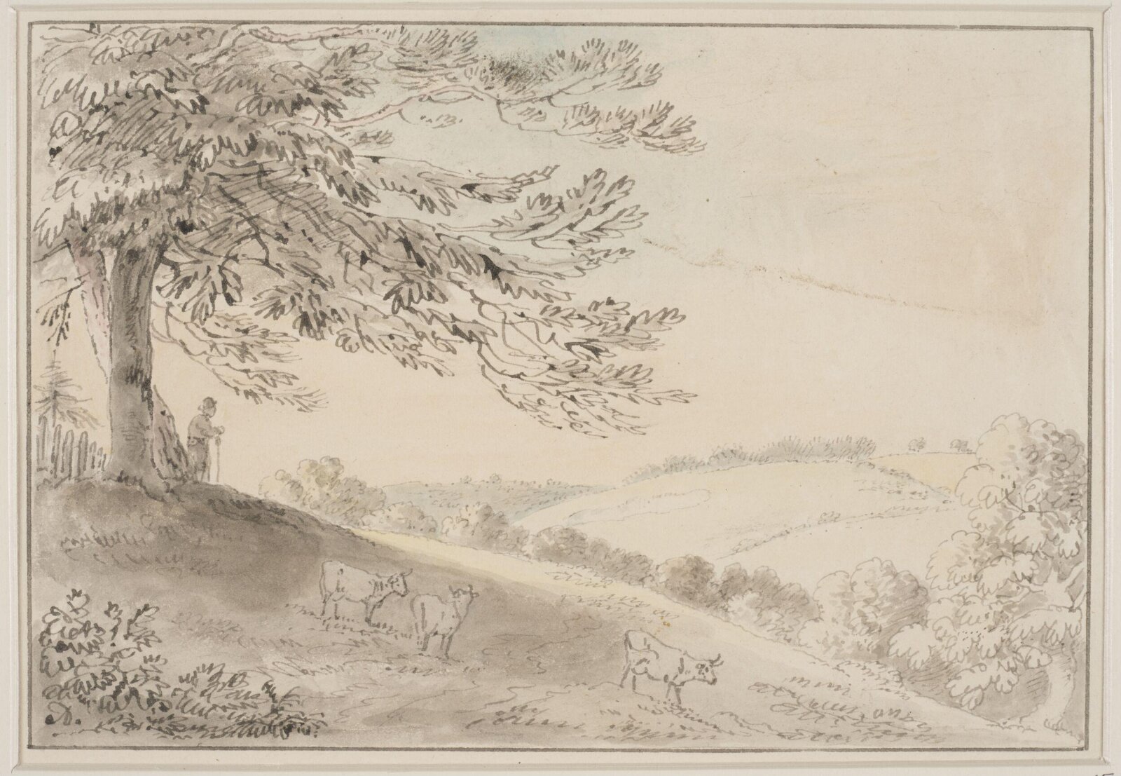 Drawing, Anthony Thomas Devis, c.1800s