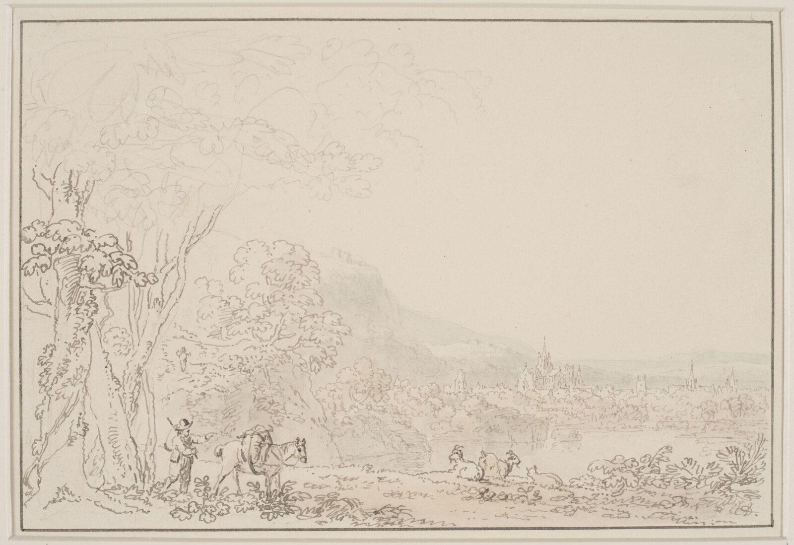 Drawing, Anthony Thomas Devis, c.1800s