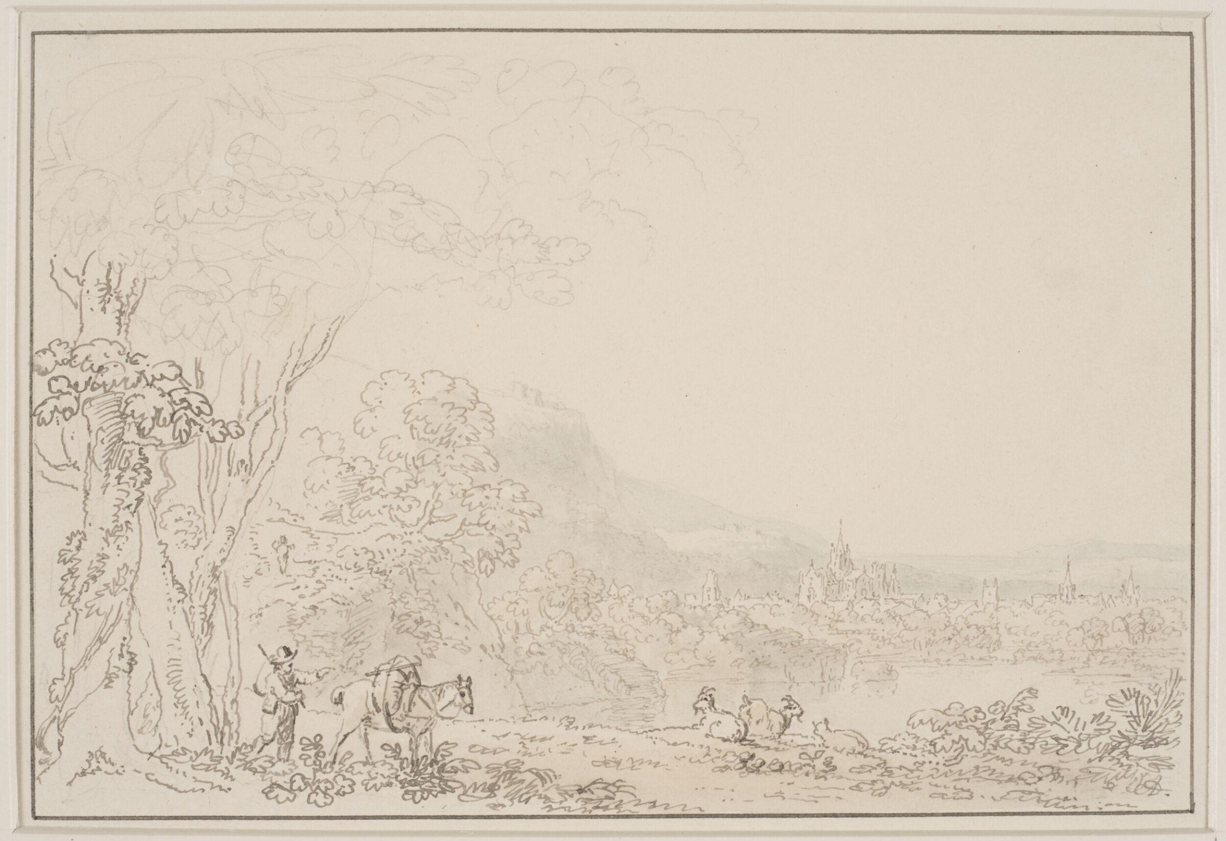 Drawing, Anthony Thomas Devis, c.1800s