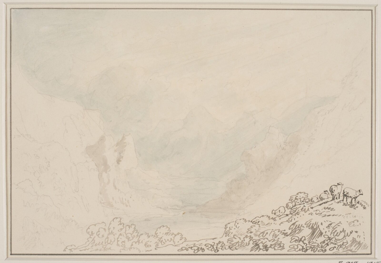 Drawing, Anthony Thomas Devis, c.1800s