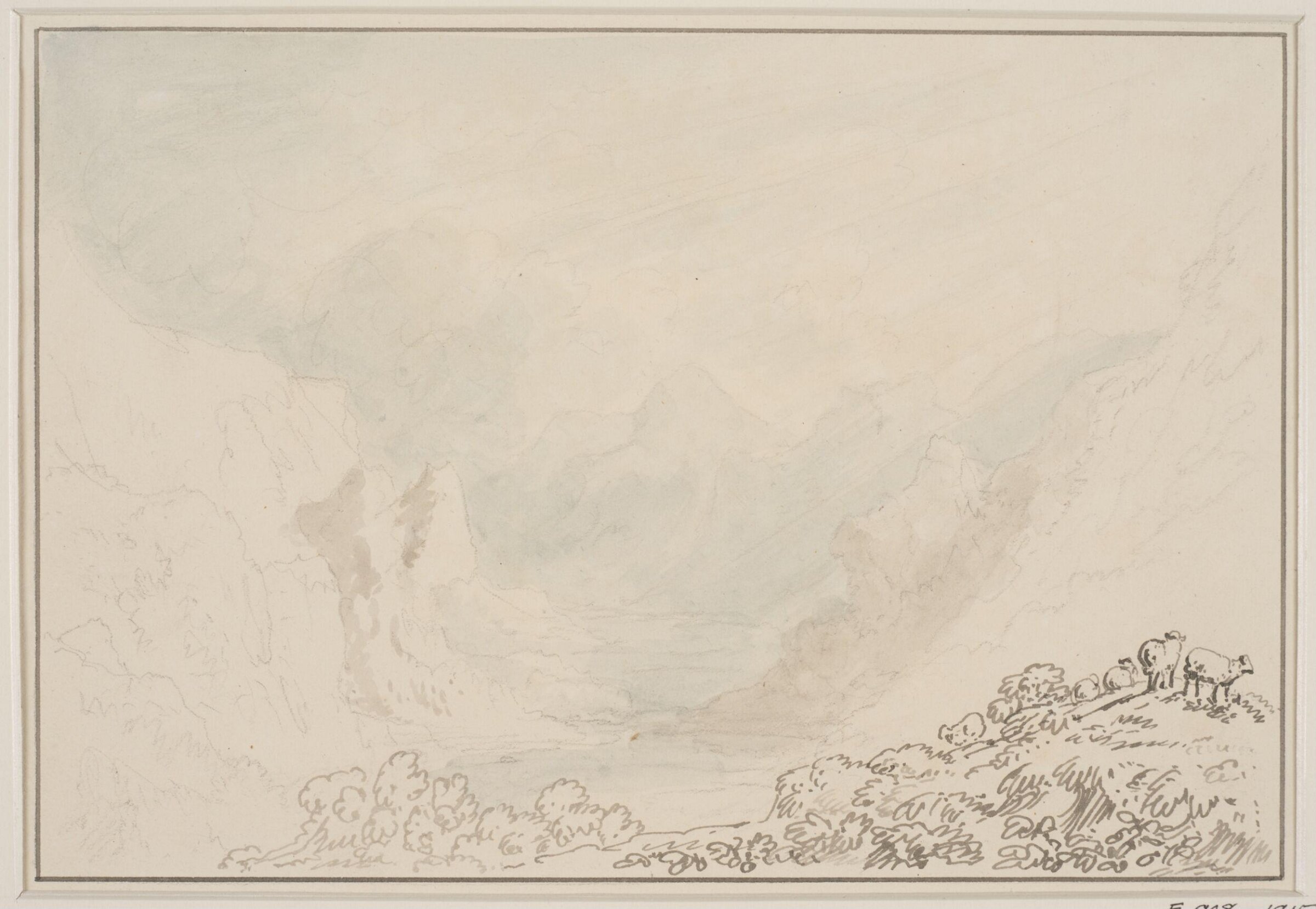 Drawing, Anthony Thomas Devis, c.1800s