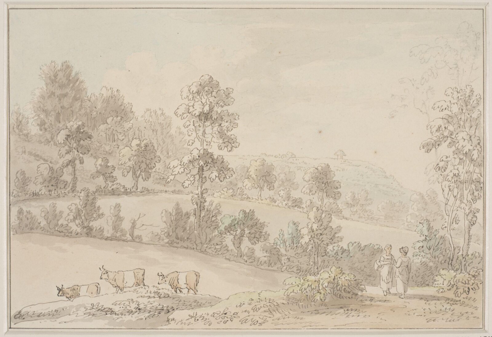 Drawing, Anthony Thomas Devis, c.1800s