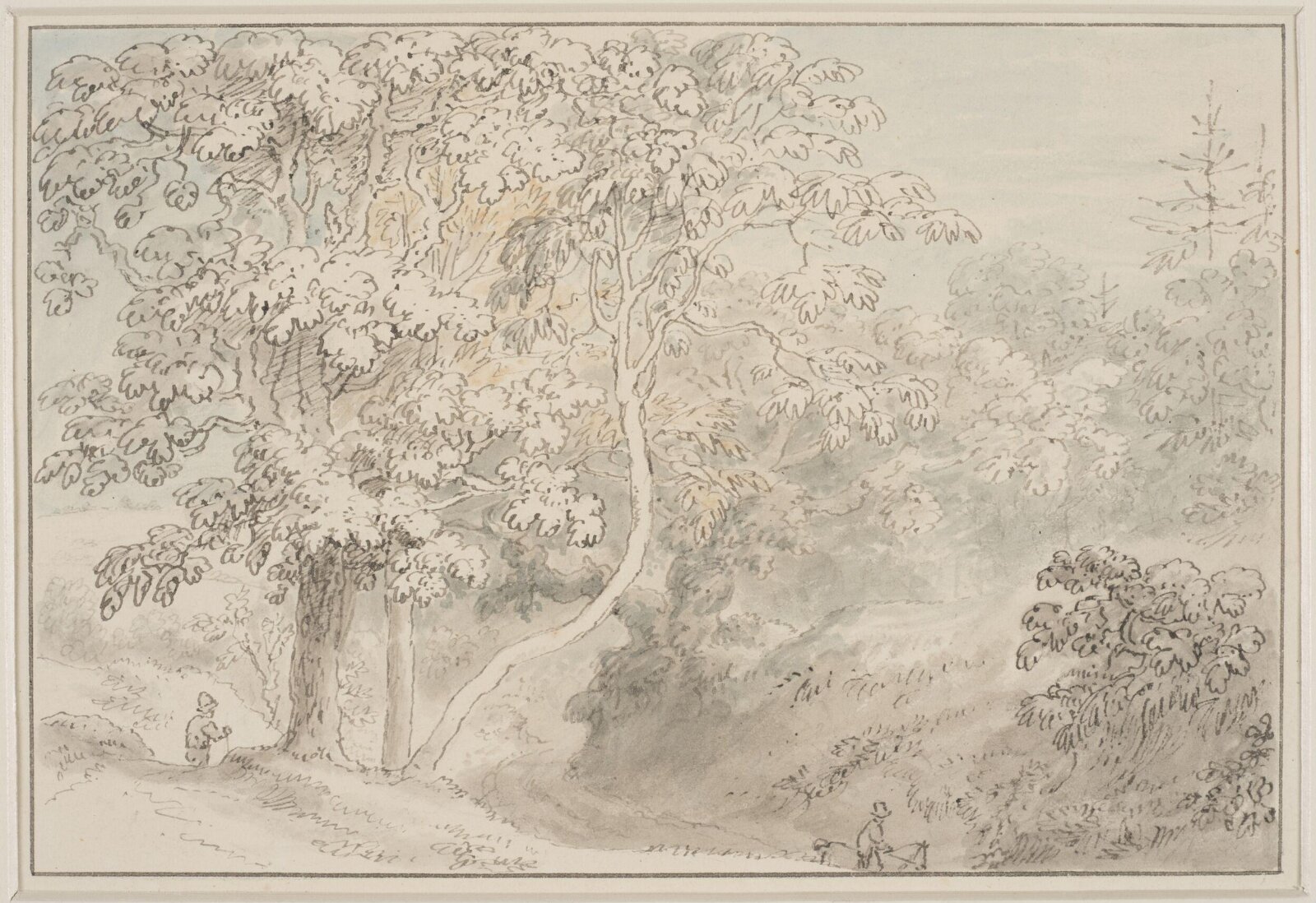 Drawing, Anthony Thomas Devis, c.1800s
