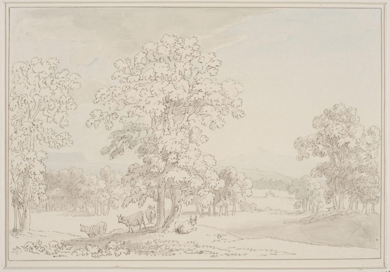 Drawing, Anthony Thomas Devis, c.1800s