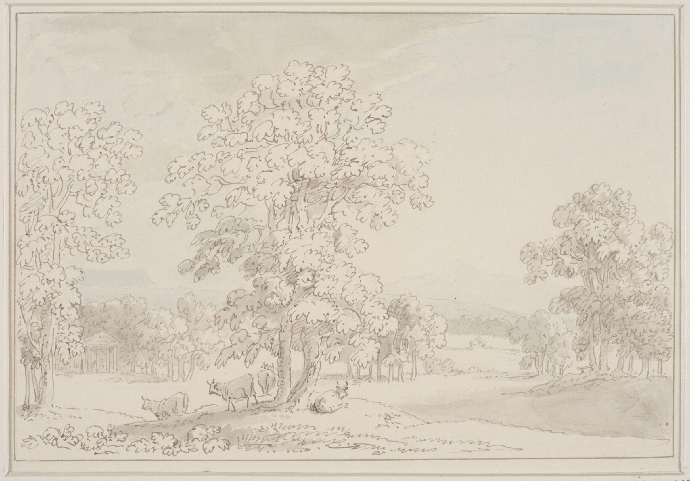 Drawing, Anthony Thomas Devis, c.1800s