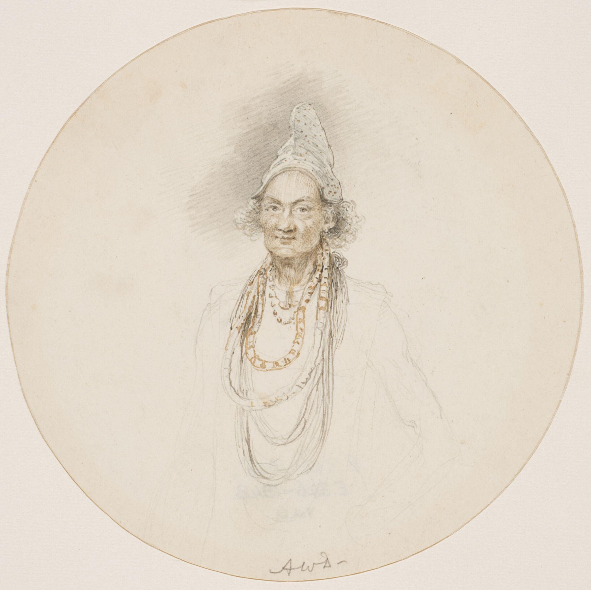 Study of an Indian woman, Arthur William Devis, 1762 - 1822