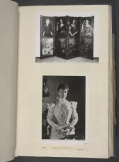 Four Female Figures Depicting the Four Seasons (upper half), with Four Seasonal Landscapes (lower half) (folding screen) thumbnail 2