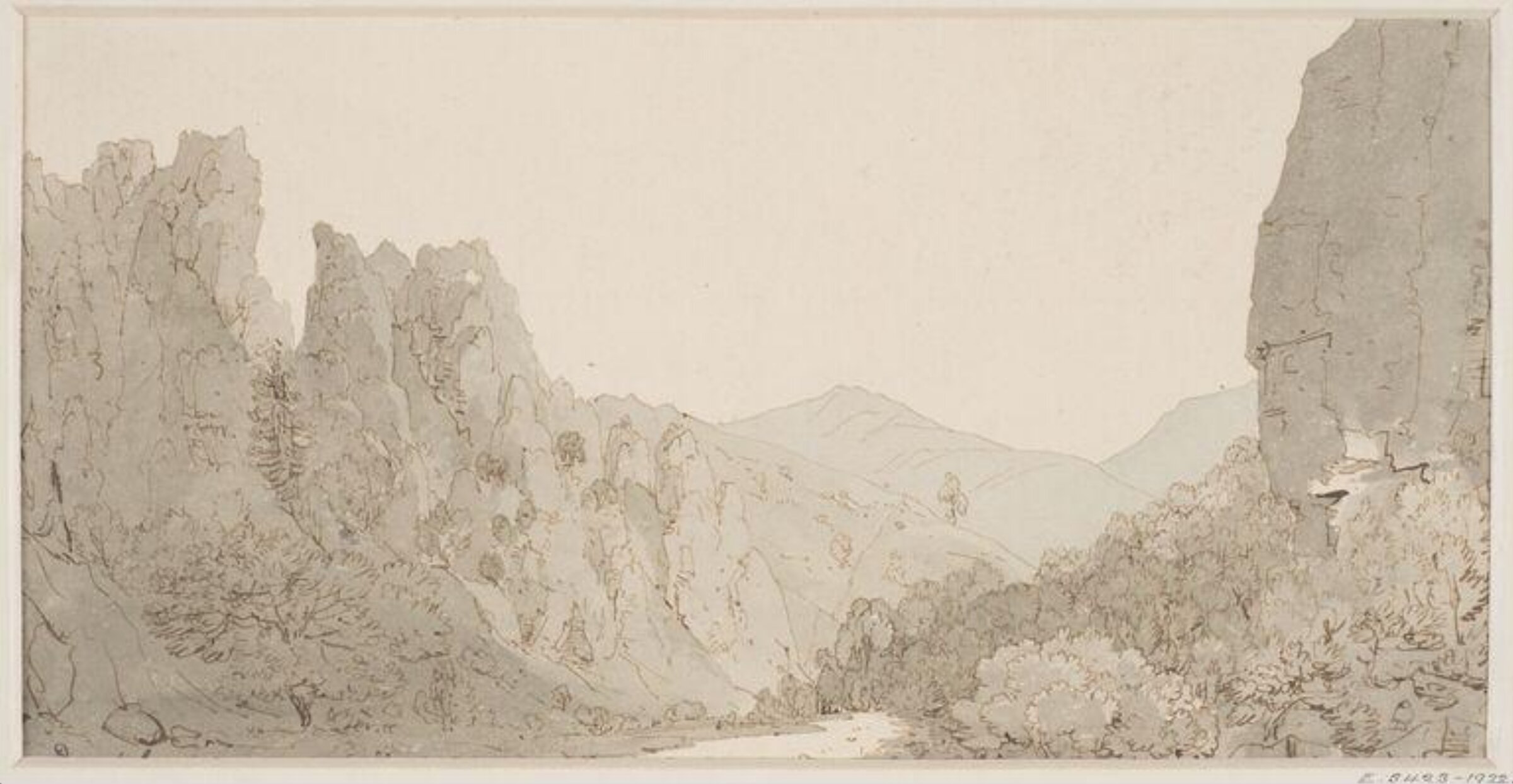 Drawing, John Baverstock Knight, c. early 19th century