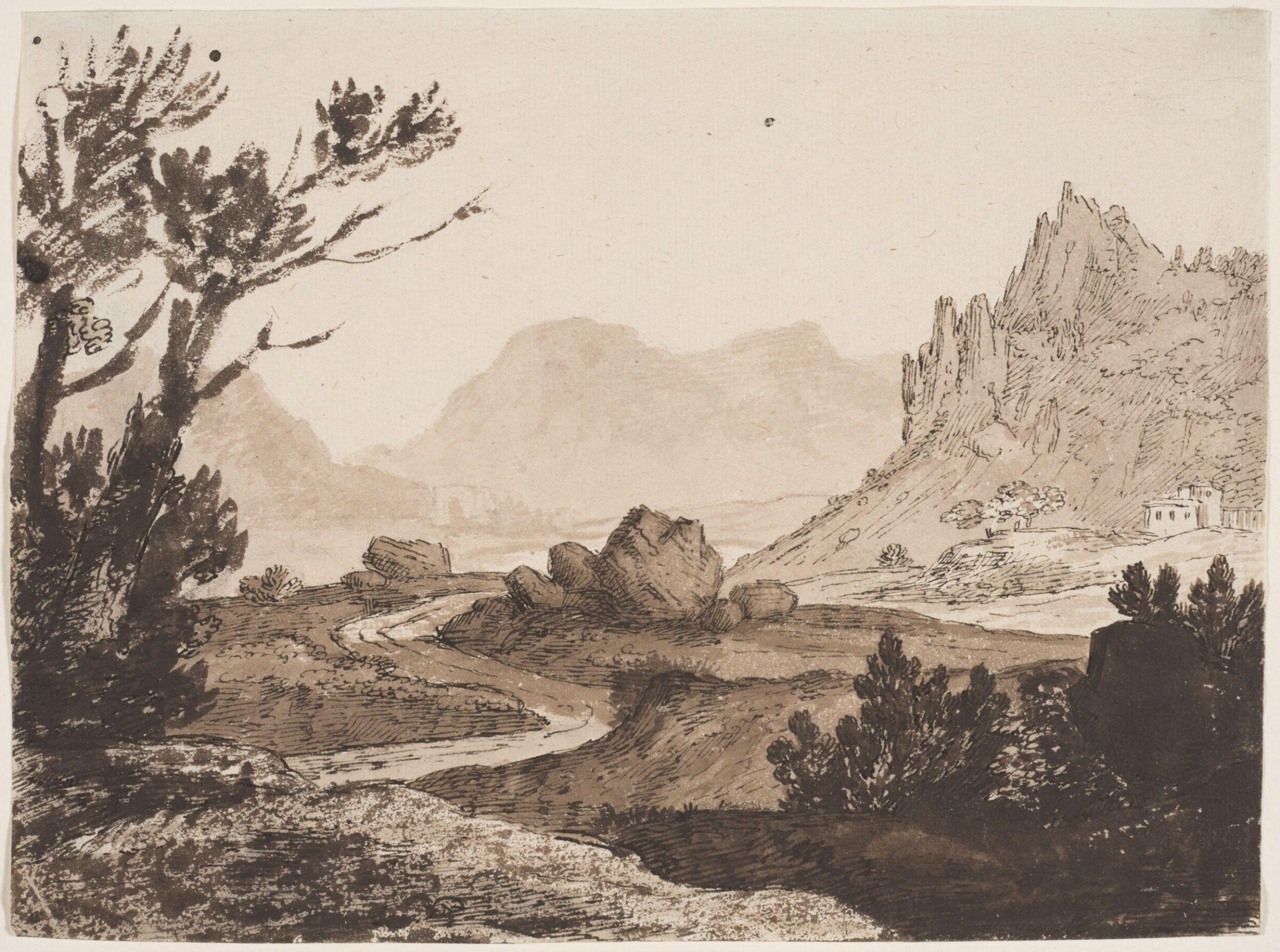 View in the Tirol done from Nature, Cozens, 1764