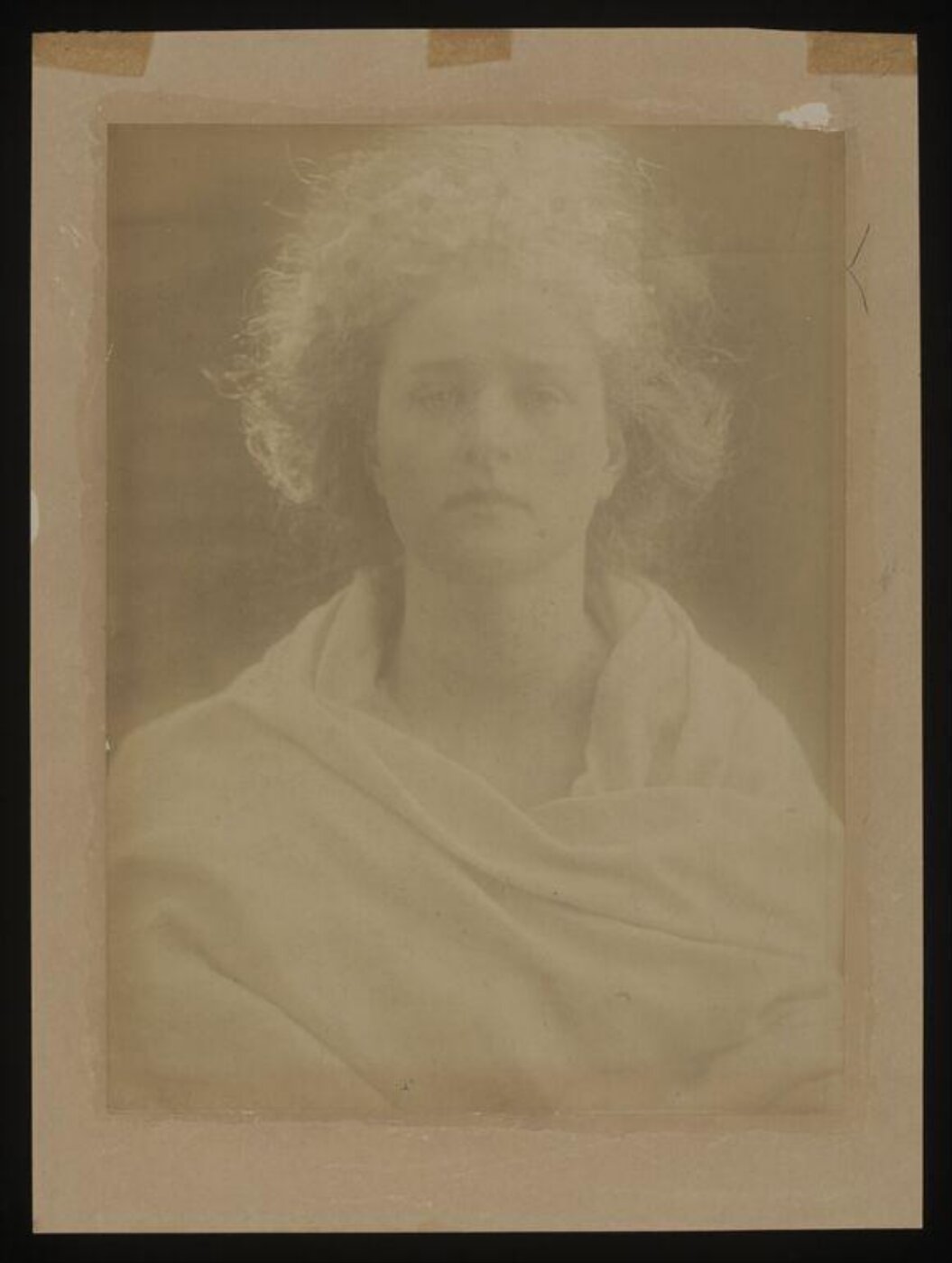 Cameron, Julia Margaret, Aurora Goddess of the Morning / Study of Emily Peacock