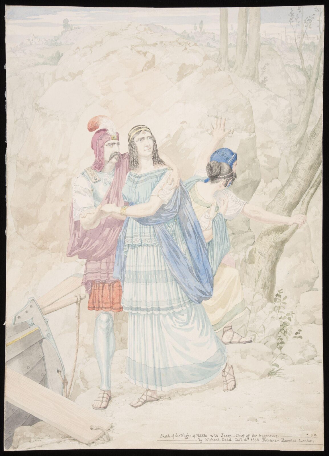 Jason and Medea, Richard Dadd, 1855