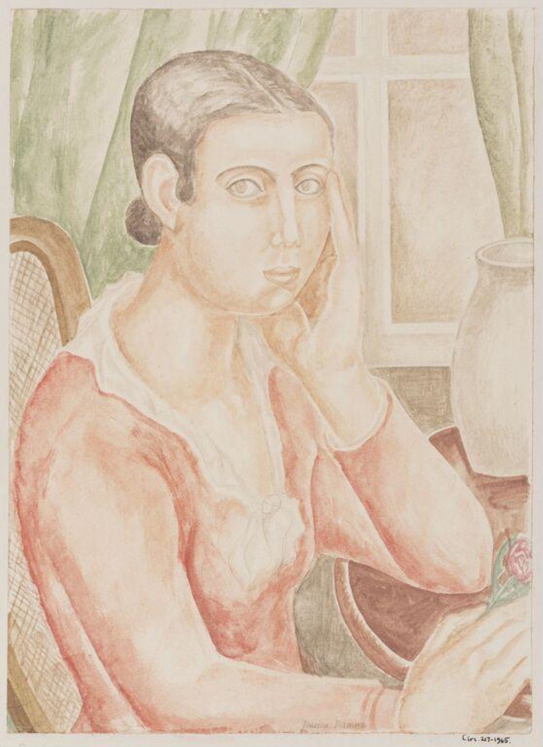 Self portrait, Jessica Dismorr, 1926