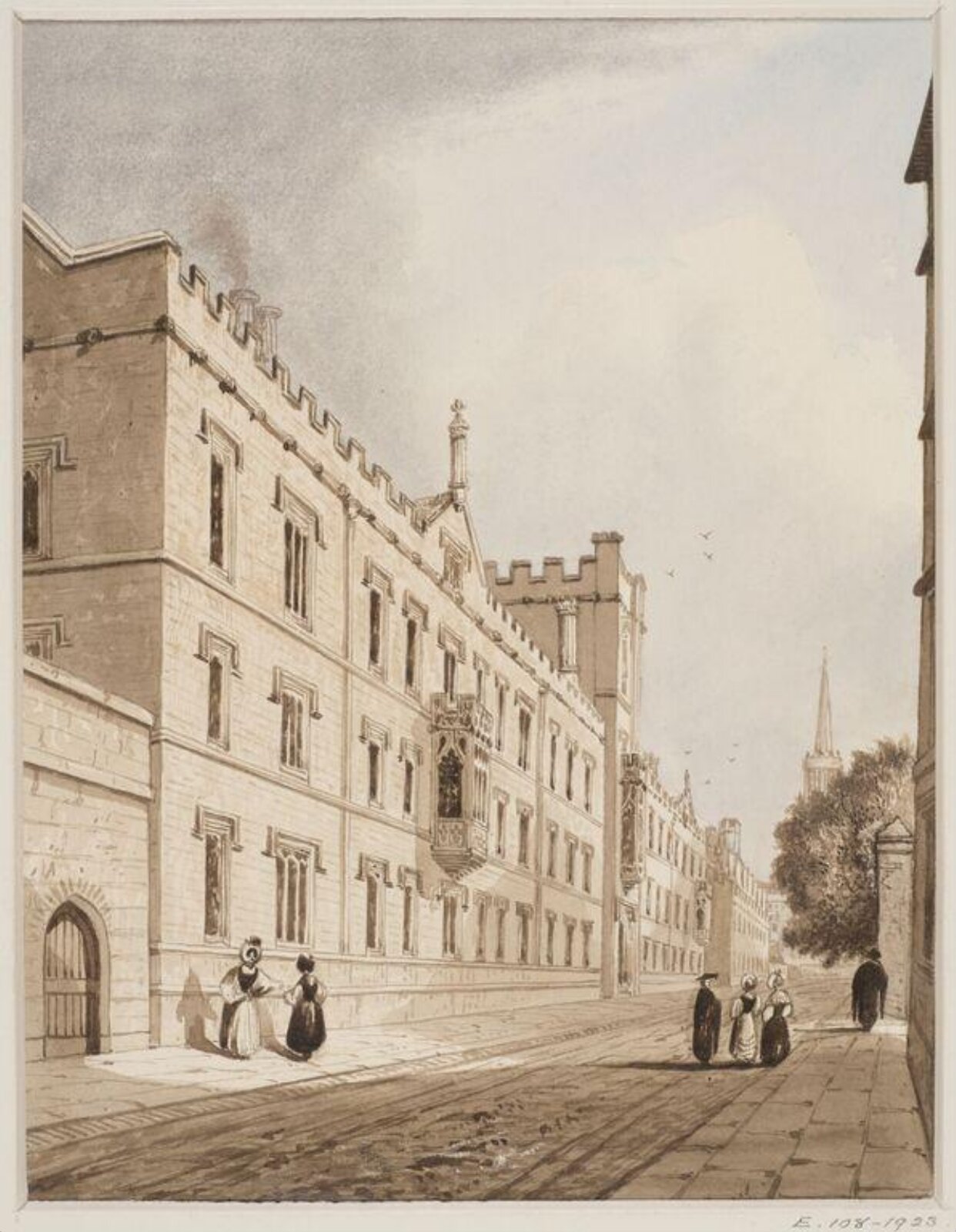 Drawing, William Alfred Delamotte, 1835