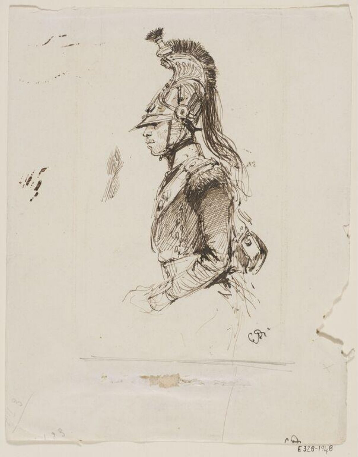 Drawing, Жан Батист Эдуард Детайль, 1848-1912