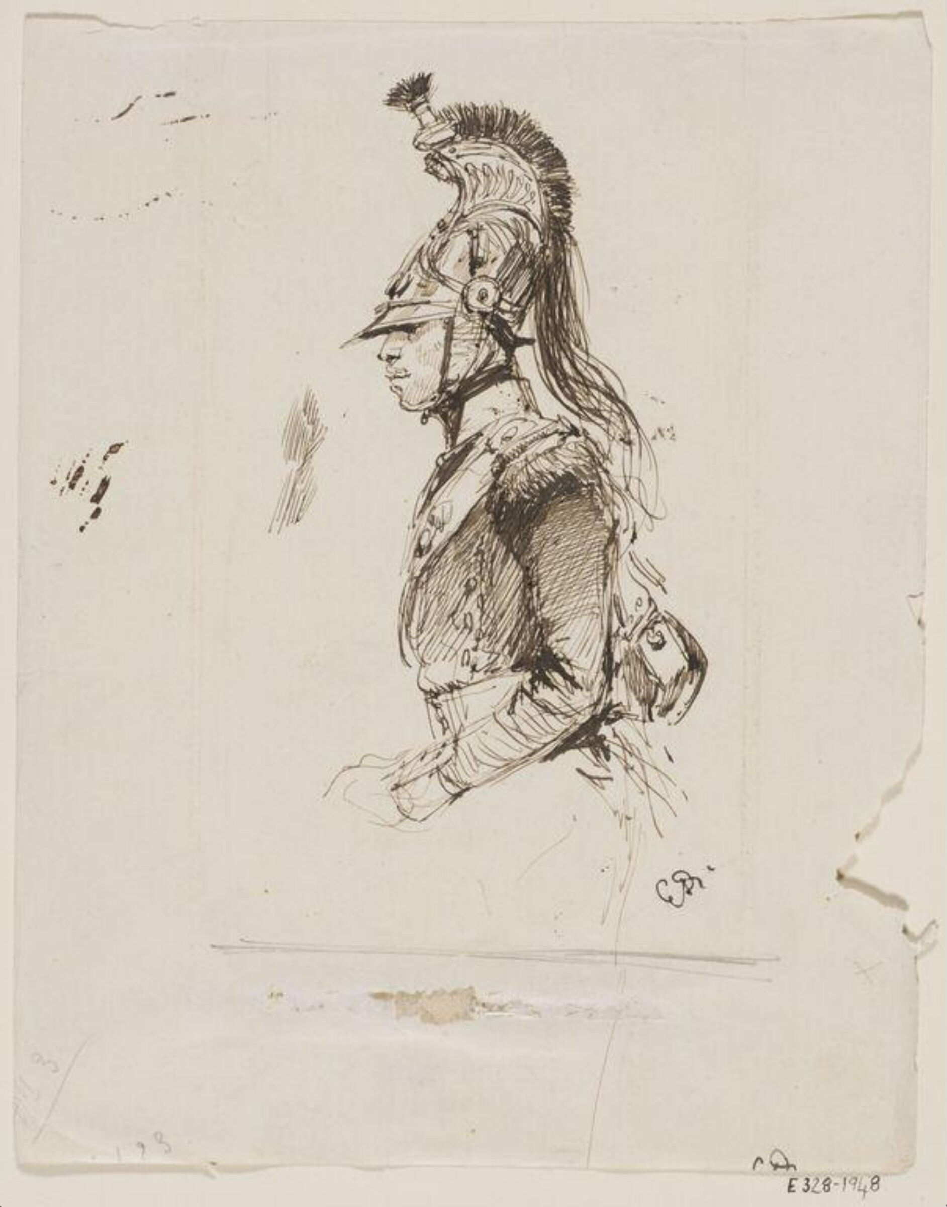 Drawing, Жан Батист Эдуард Детайль, 1848-1912