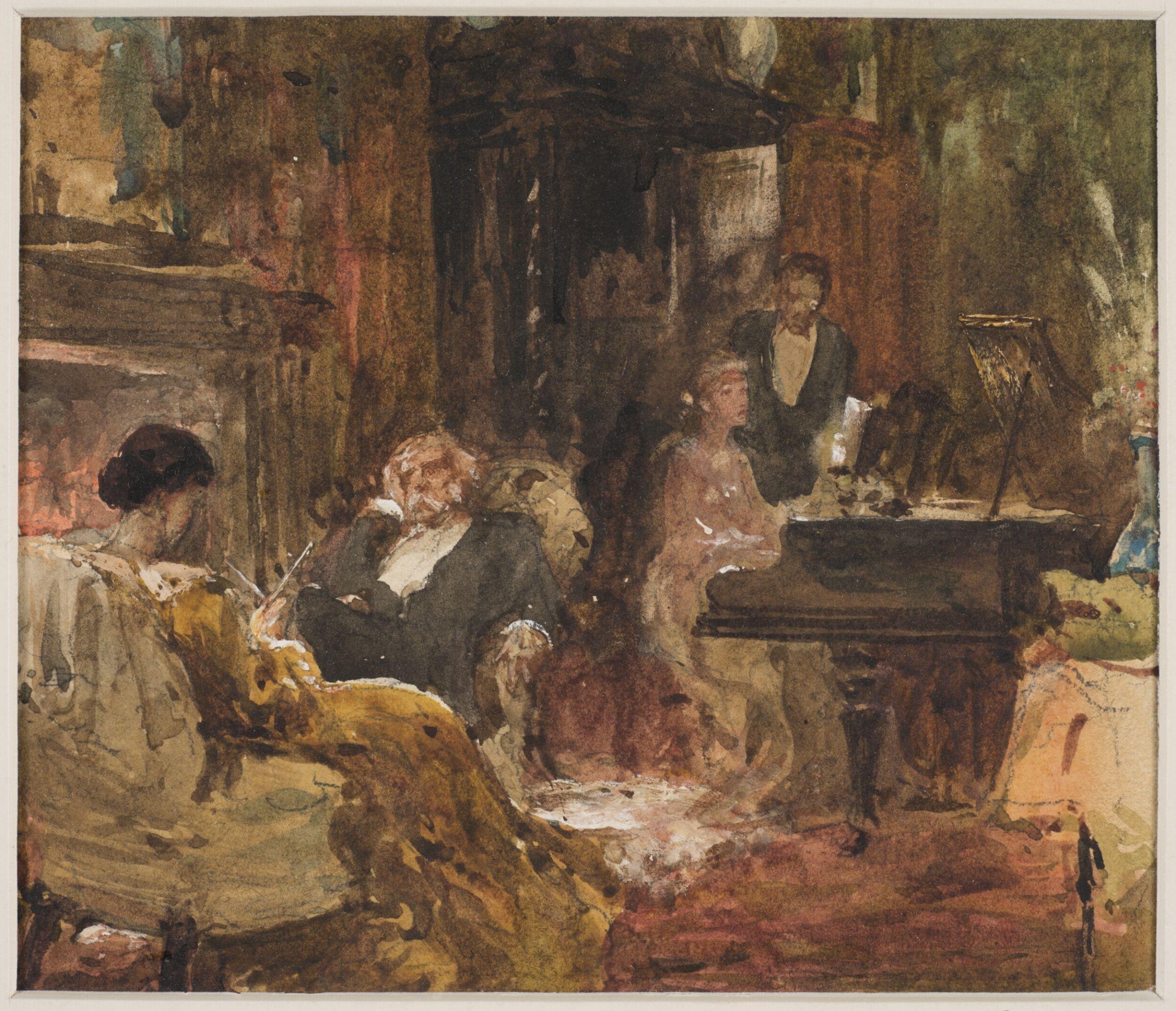 Ladies and Gentlemen, Francis Bernard Dicksee, c.1880