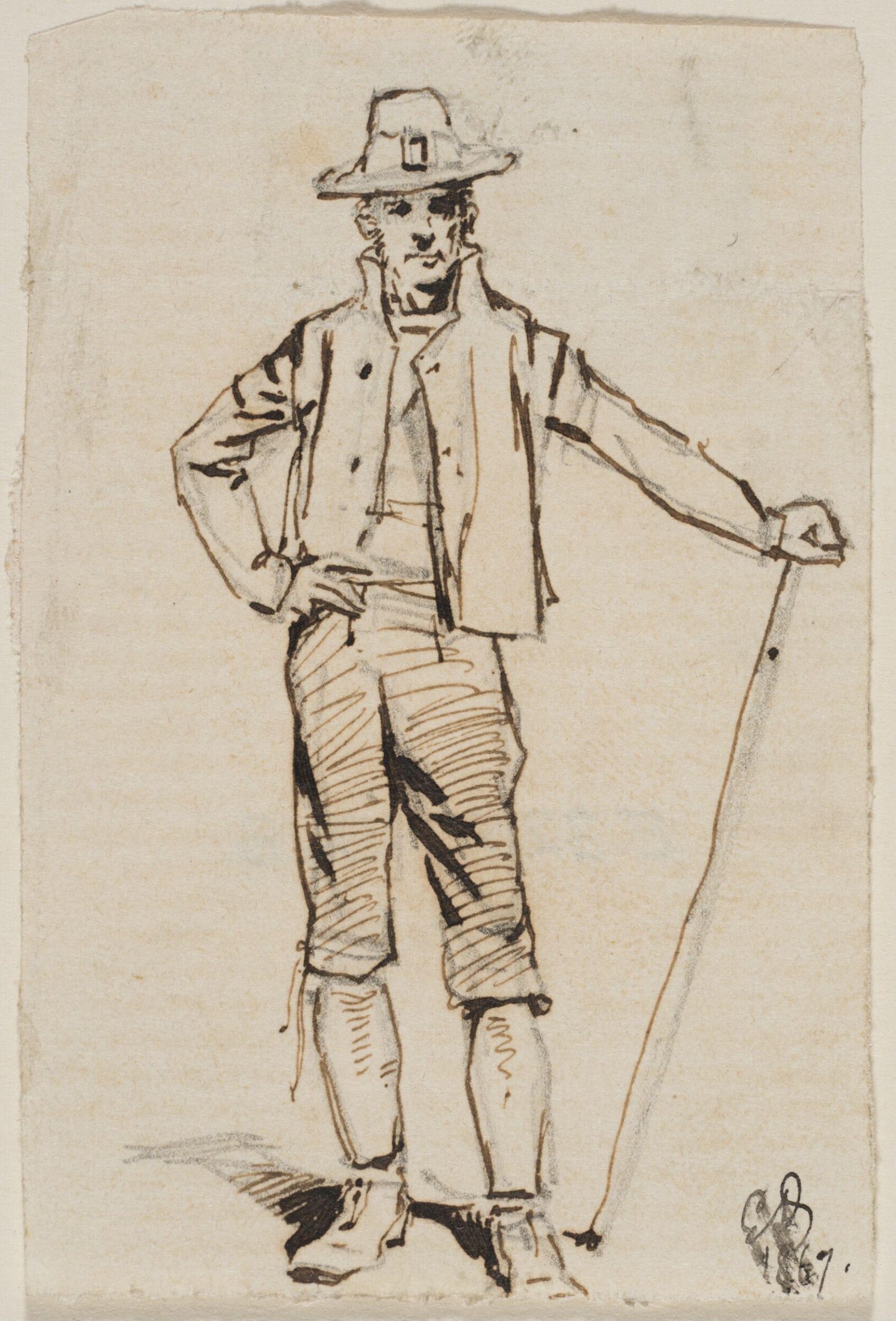 Drawing, Жан Батист Эдуард Детайль, 1848