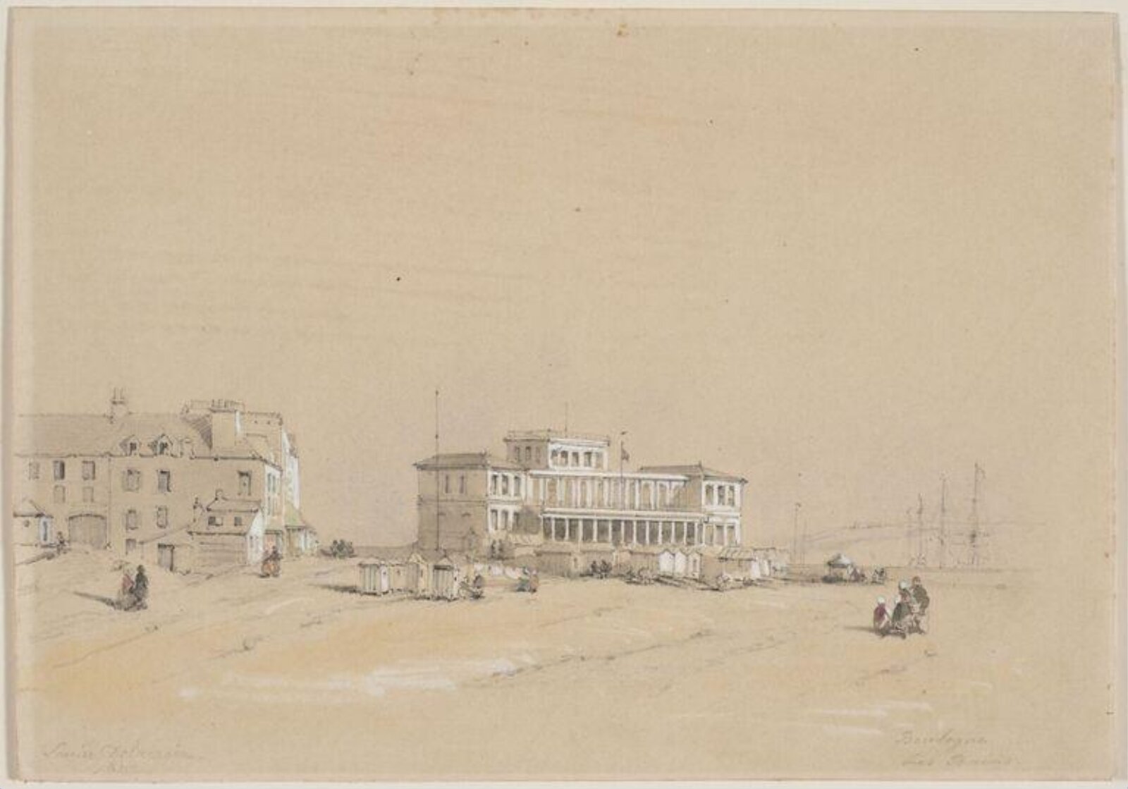 Drawing, Louise Delacroix, 1842