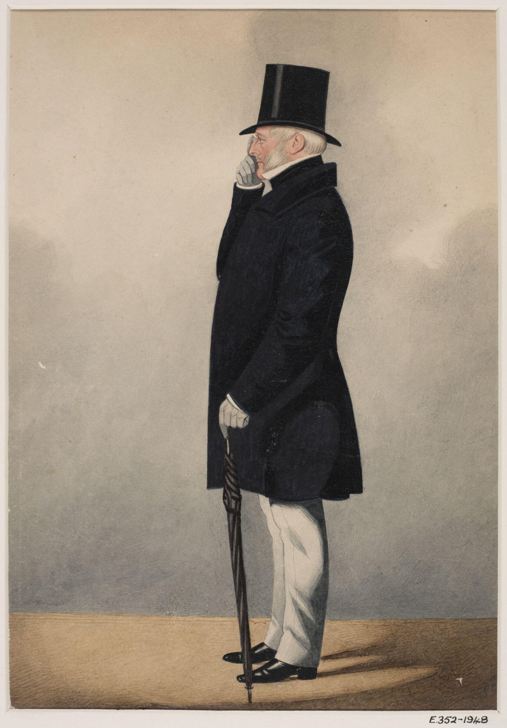 Full-length portrait of Henry John Roush, M.P., Richard Dighton, 1795-1880