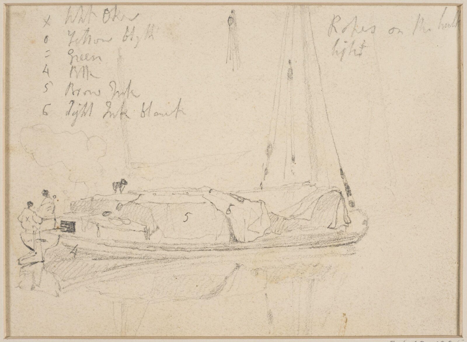 A sailing barge, John Sell Cotman, ca. 1800-42