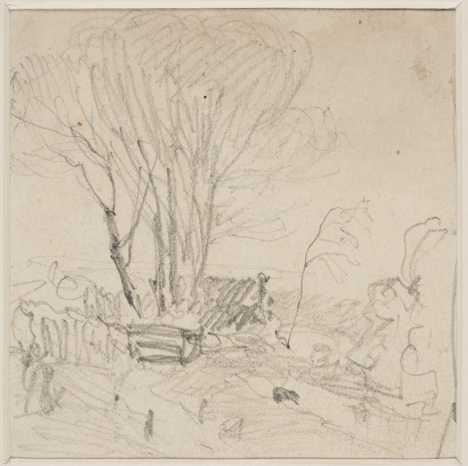 Landscape with trees, John Sell Cotman, ca. 1800-42
