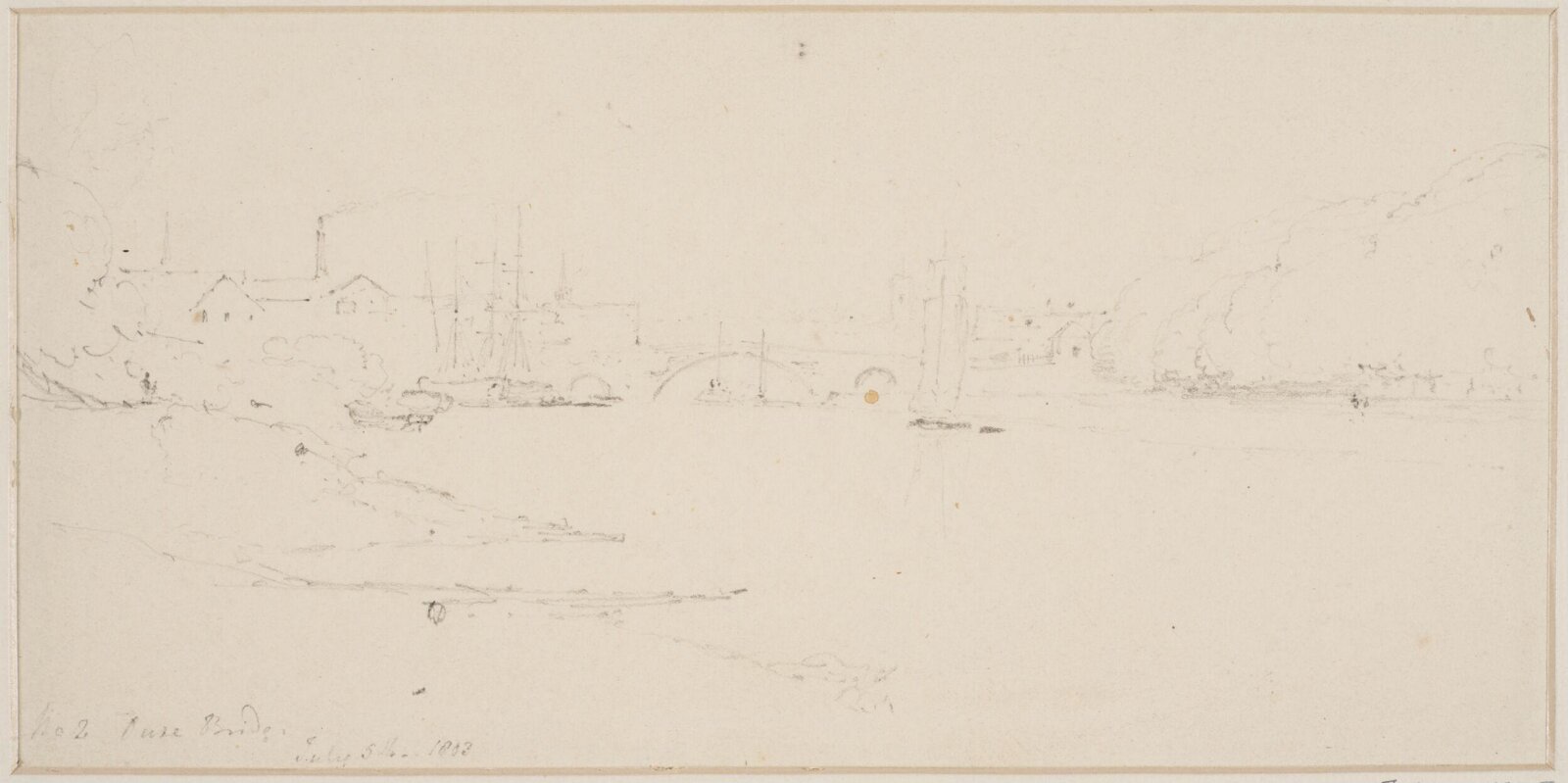 Ouse Bridge, York, John Sell Cotman, 05.07.1803