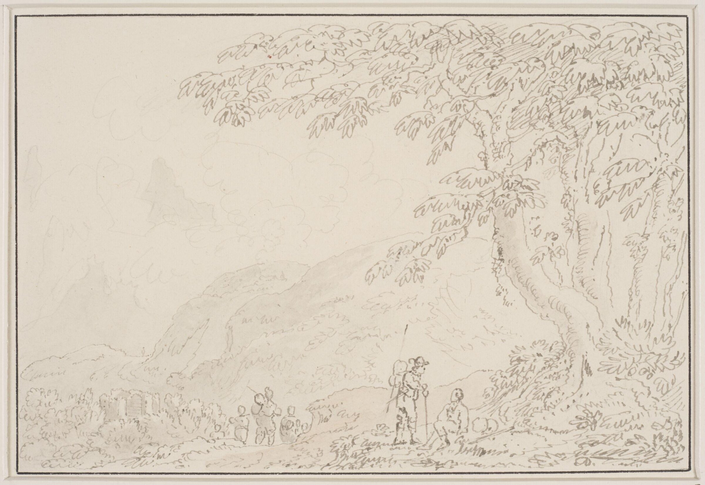 Drawing, Anthony Thomas Devis, c.1800s