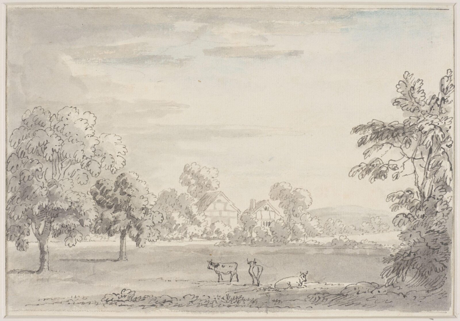 Drawing, Anthony Thomas Devis, c.1800s