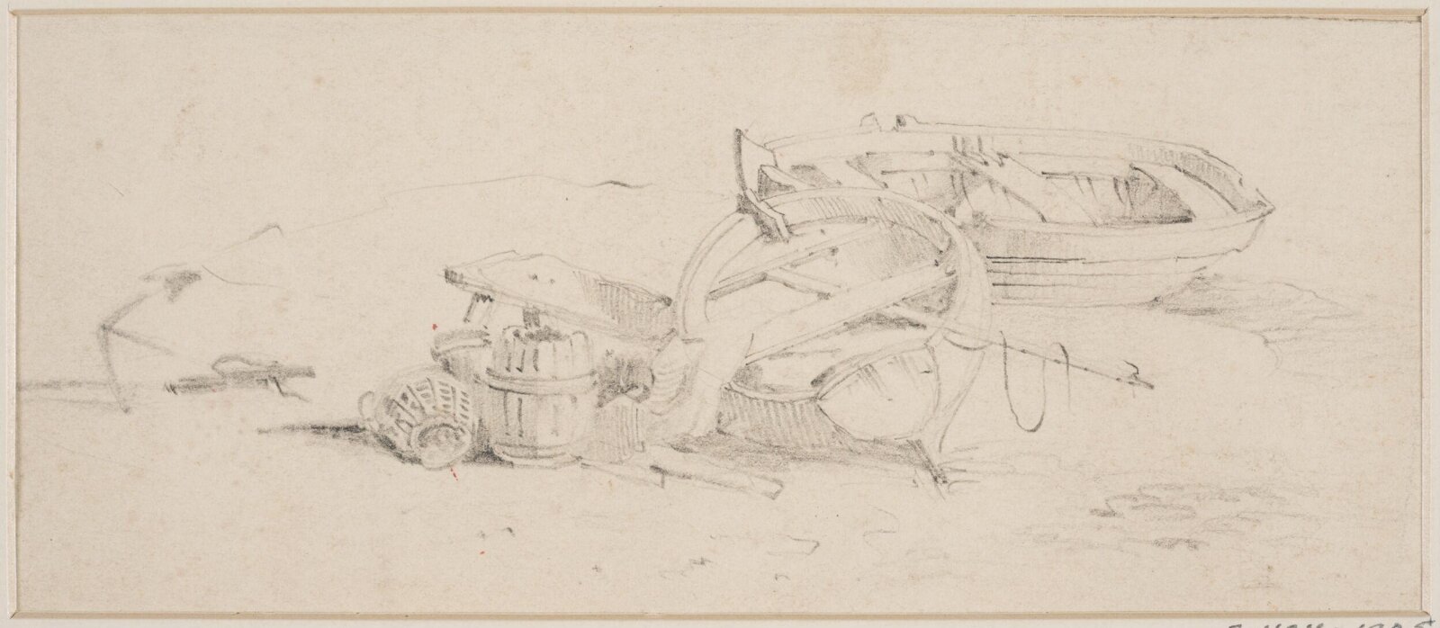 Yarmouth Beach, John Sell Cotman, ca. 1800-42