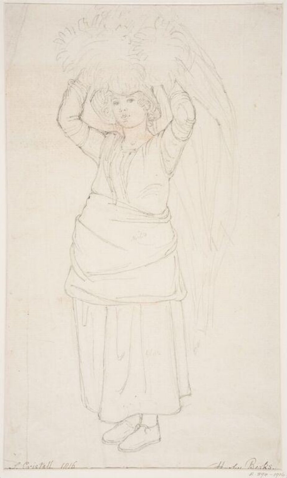 Drawing, Joshua Cristall, 17/09/1816
