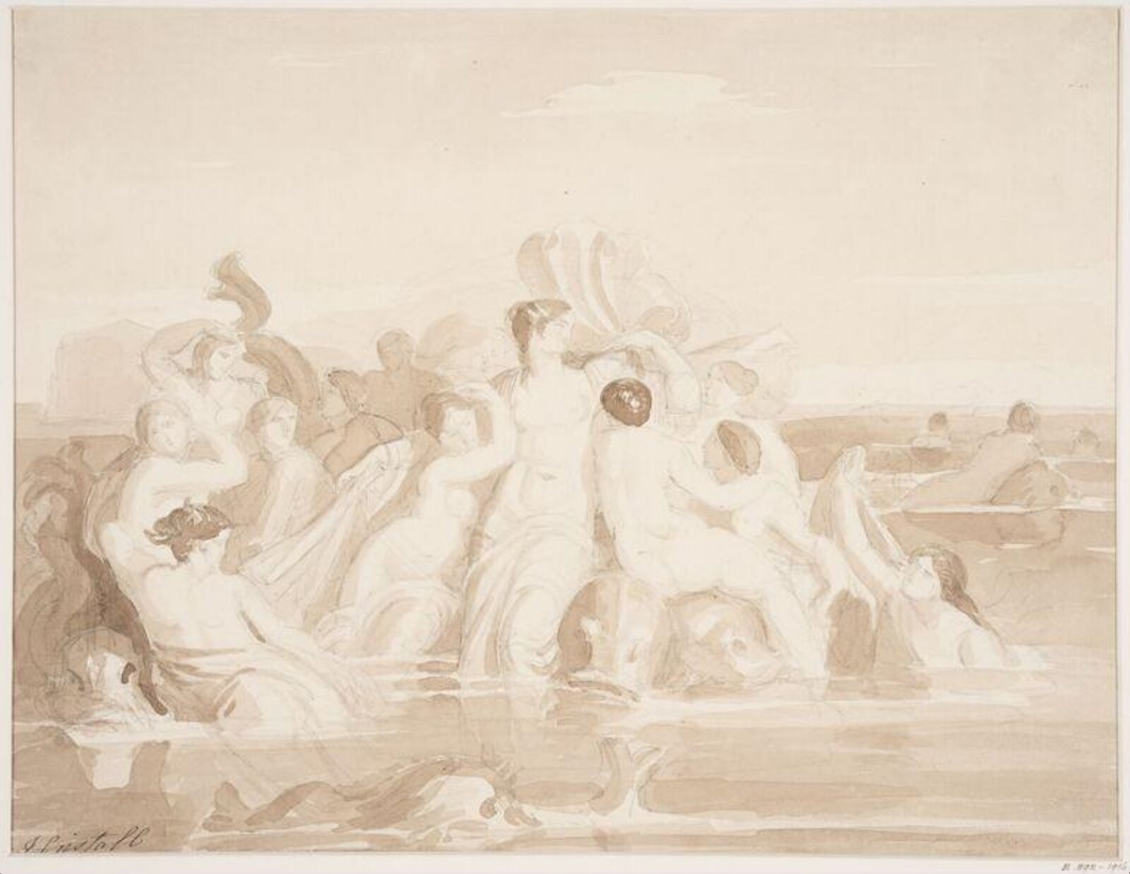 Drawing, Joshua Cristall, c. 1787-1820